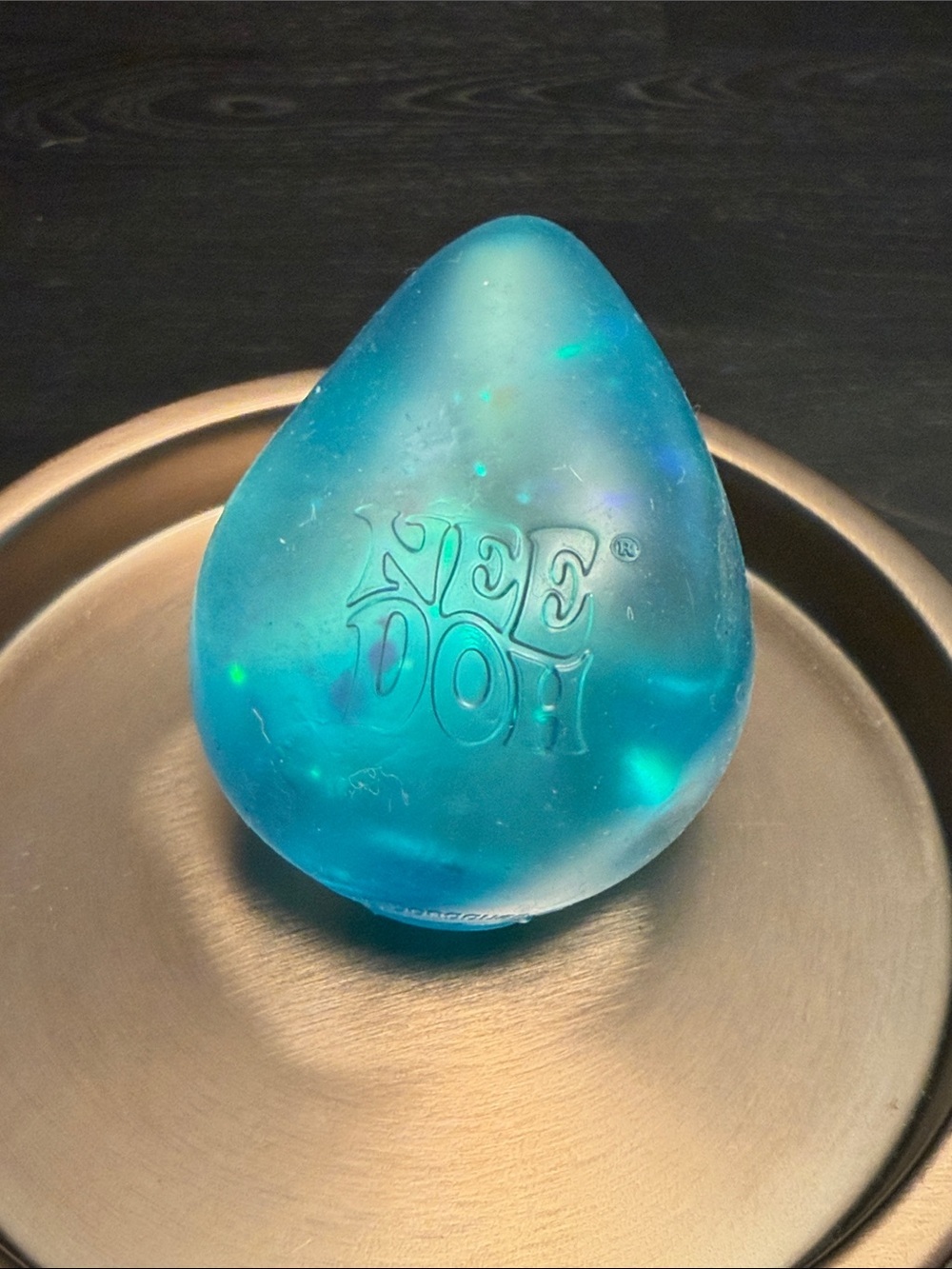NeeDoh *Used* blue Dream Drop without splash stand - comes with box - 1 piece